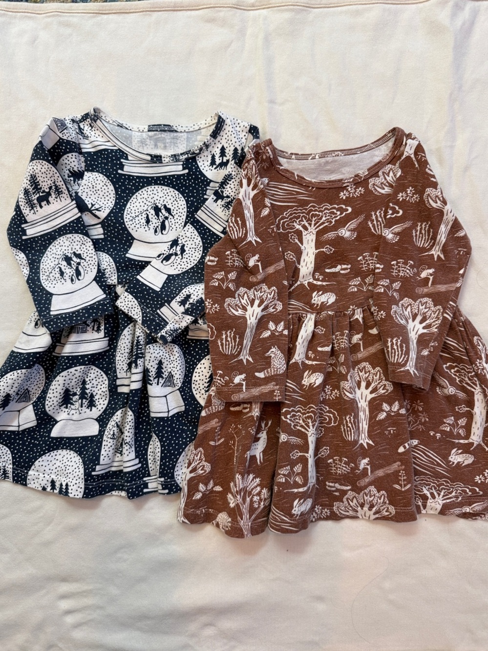 Bundle of two Winter Water Factory dresses (fall/autumn and winter) size 2T